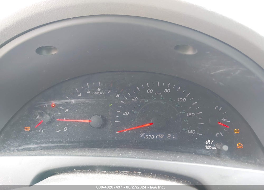 2007 TOYOTA CAMRY LE VIN: 4T1BE46K37U649784