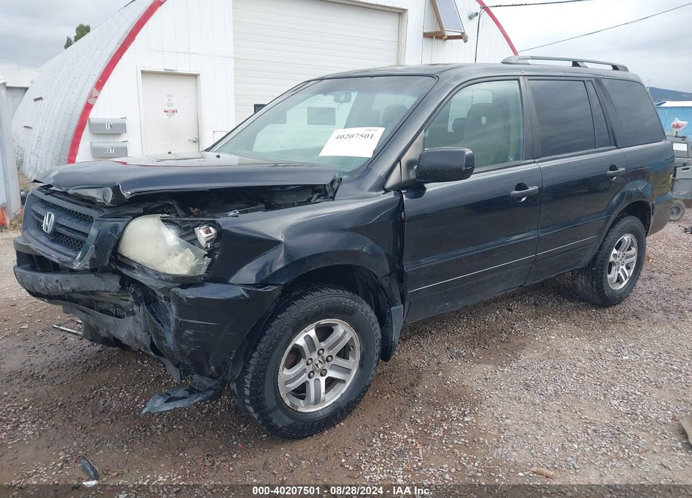 2005 HONDA PILOT EX VIN: 2HKYF18465H540400