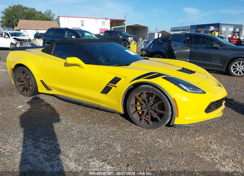 2019 CHEVROLET CORVETTE GRAND SPORT VIN: 1G1YY3D72K5102564