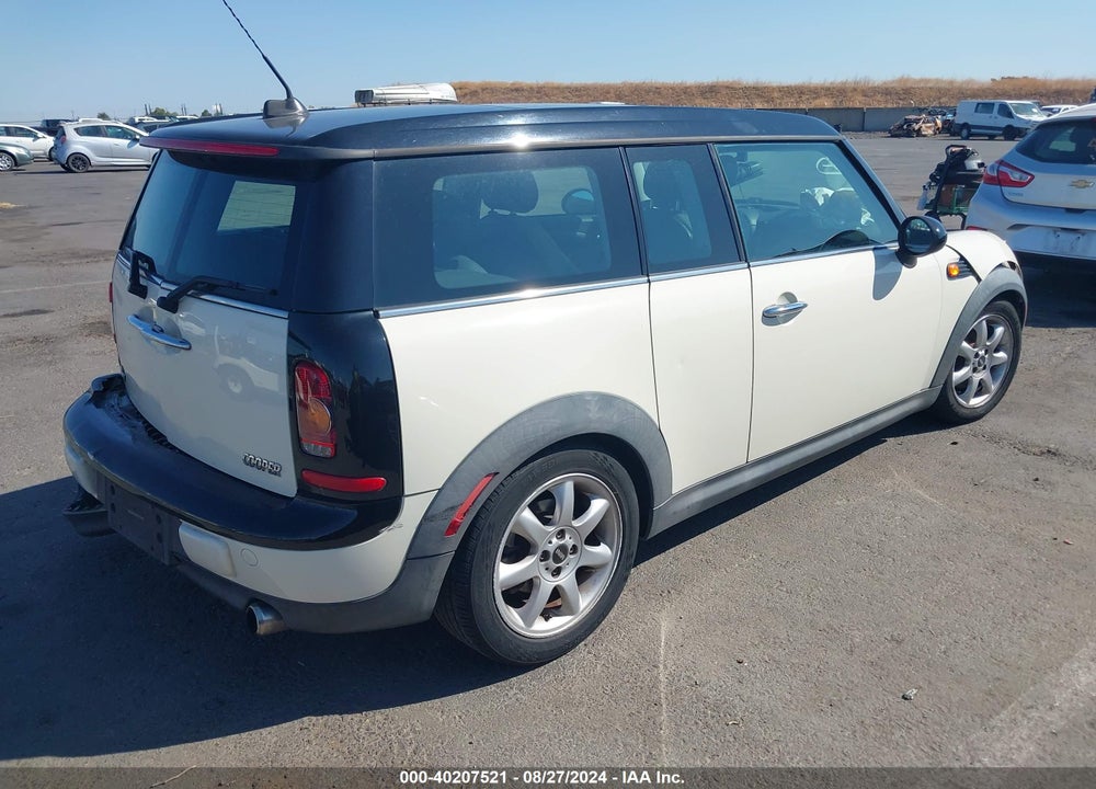 2010 MINI COOPER CLUBMAN VIN: WMWML3C55ATX38052