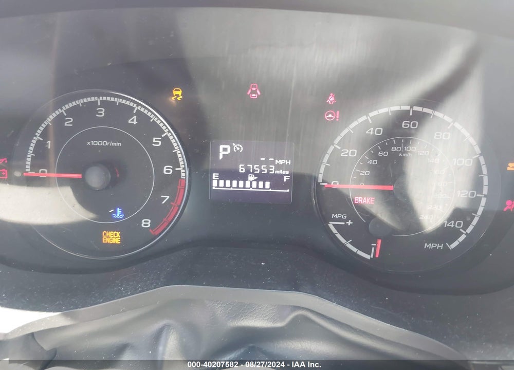 2019 SUBARU IMPREZA 2.0I PREMIUM VIN: 4S3GKAC60K3616233