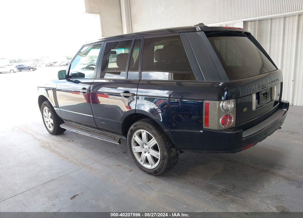 2008 LAND ROVER RANGE ROVER HSE VIN: SALME15468A268893