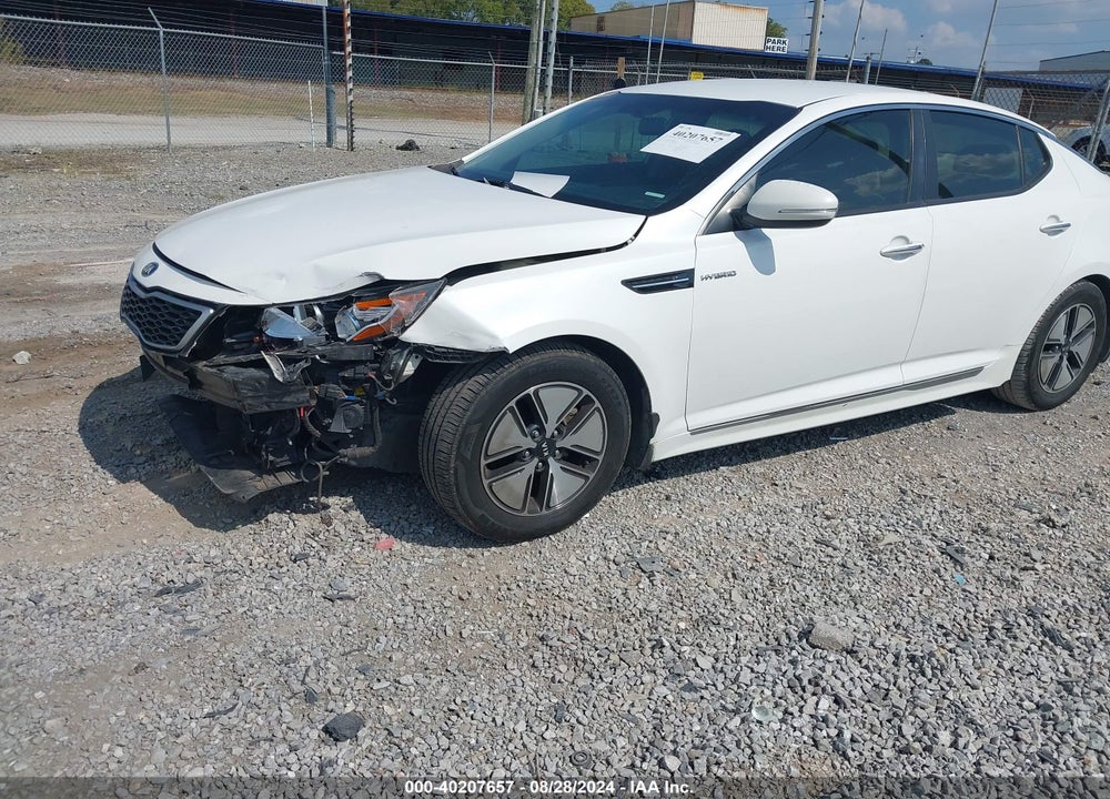 2013 KIA OPTIMA HYBRID LX VIN: KNAGM4AD2D5060590