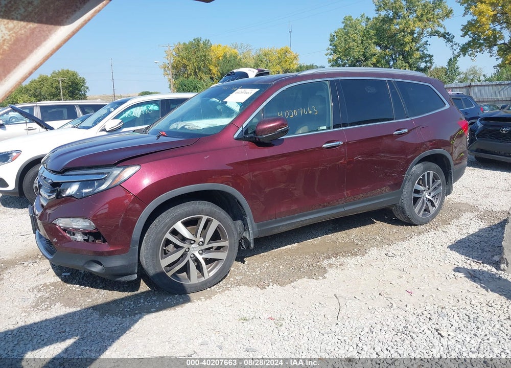 2018 HONDA PILOT TOURING VIN: 5FNYF6H90JB046311