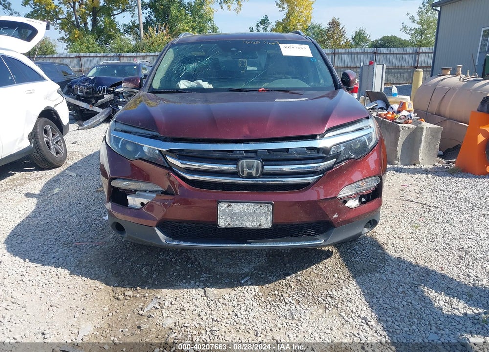 2018 HONDA PILOT TOURING VIN: 5FNYF6H90JB046311