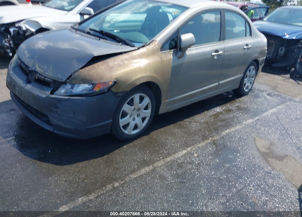 2006 HONDA CIVIC LX VIN: 1HGFA16526L058457