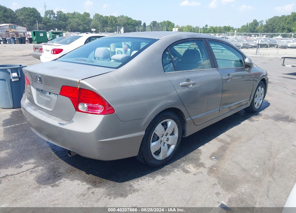 2006 HONDA CIVIC LX VIN: 1HGFA16526L058457
