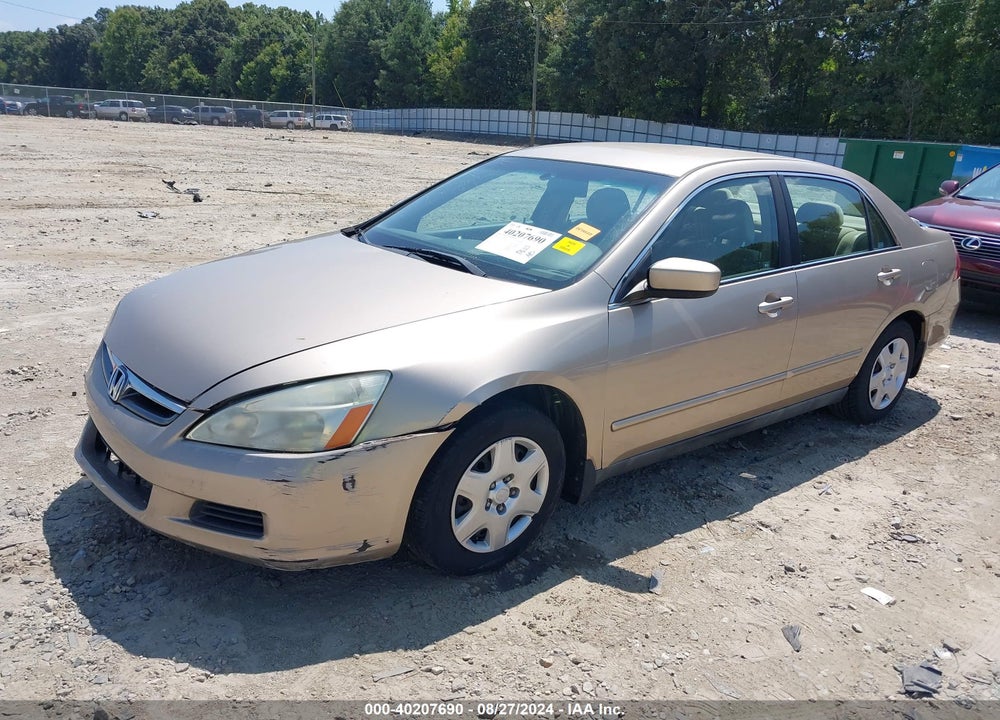 2007 HONDA ACCORD 2.4 LX VIN: 1HGCM56477A147592