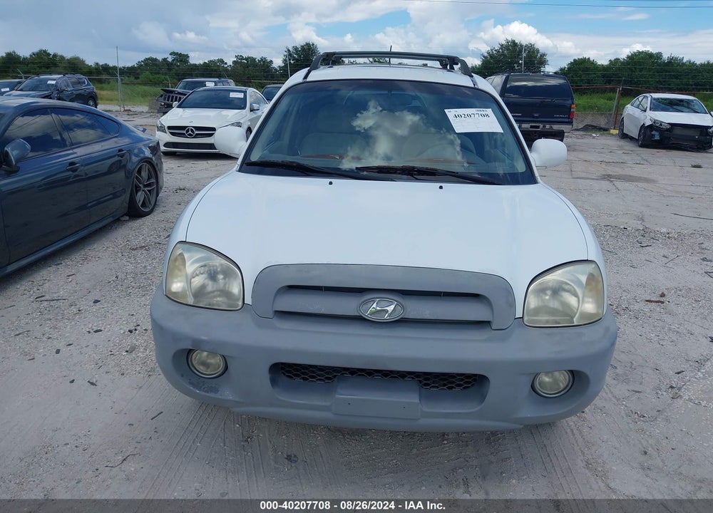 2006 HYUNDAI SANTA FE GLS VIN: KM8SC73DX6U099964