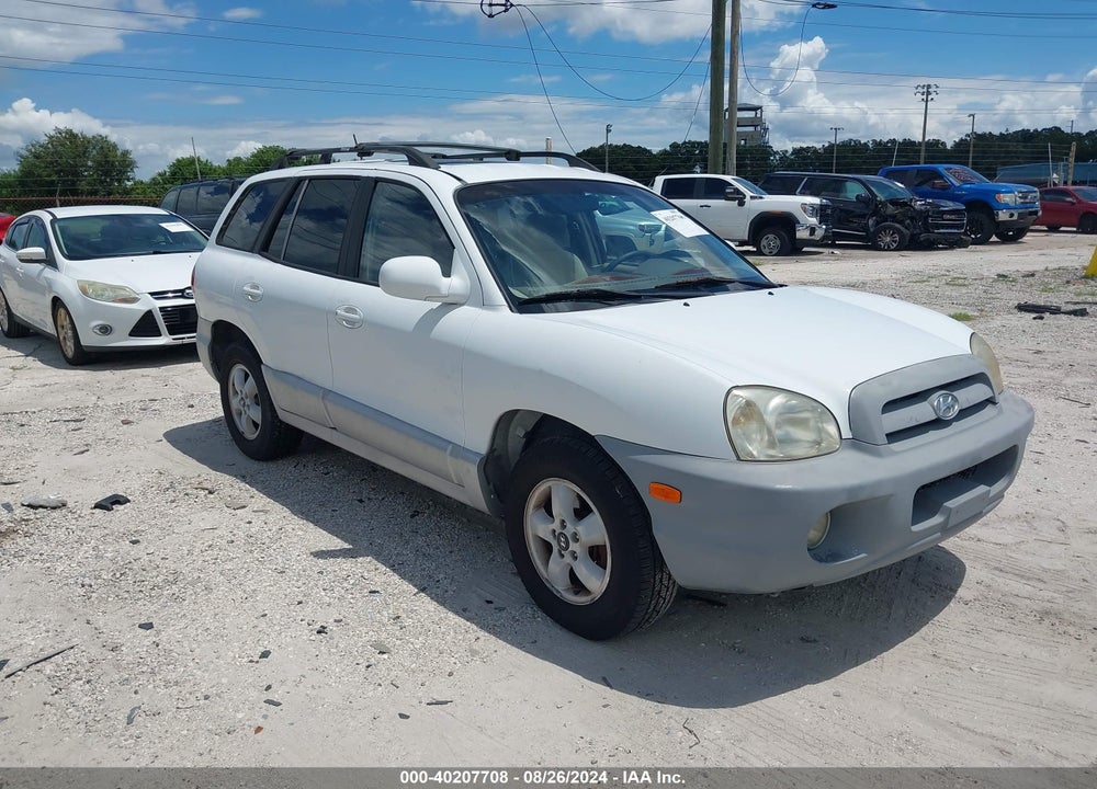 2006 HYUNDAI SANTA FE GLS VIN: KM8SC73DX6U099964