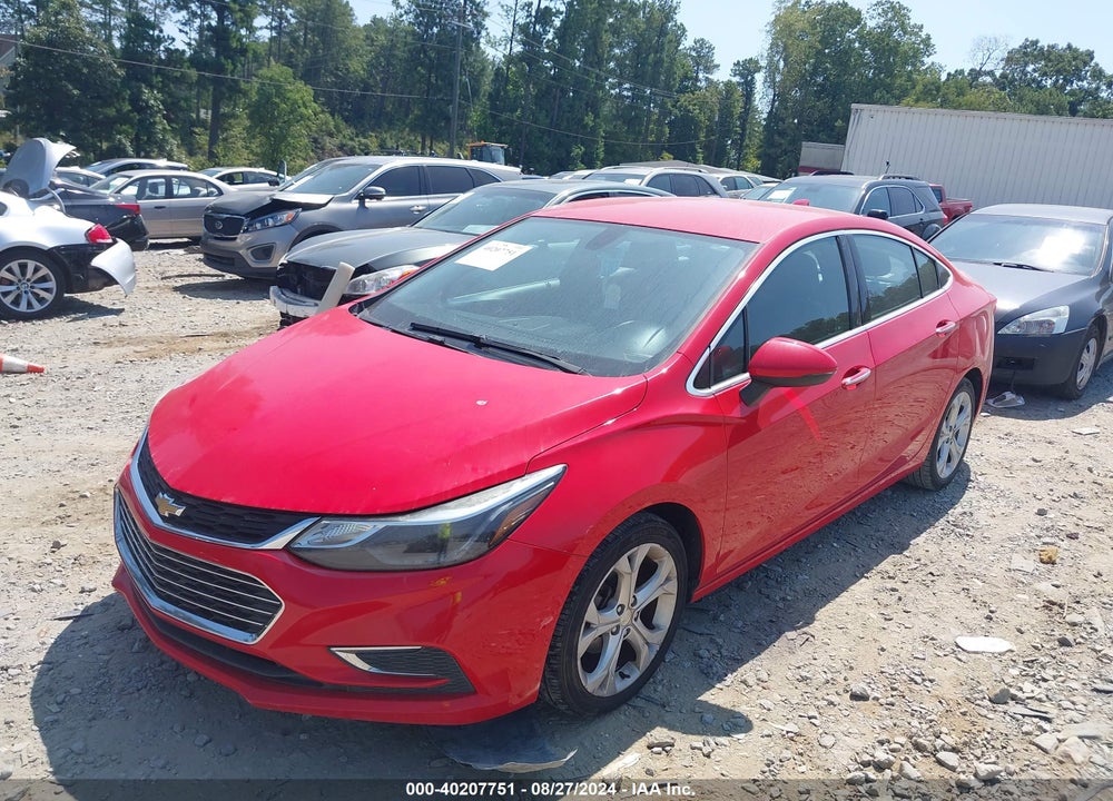 2017 CHEVROLET CRUZE PREMIER AUTO VIN: 1G1BF5SM7H7181341