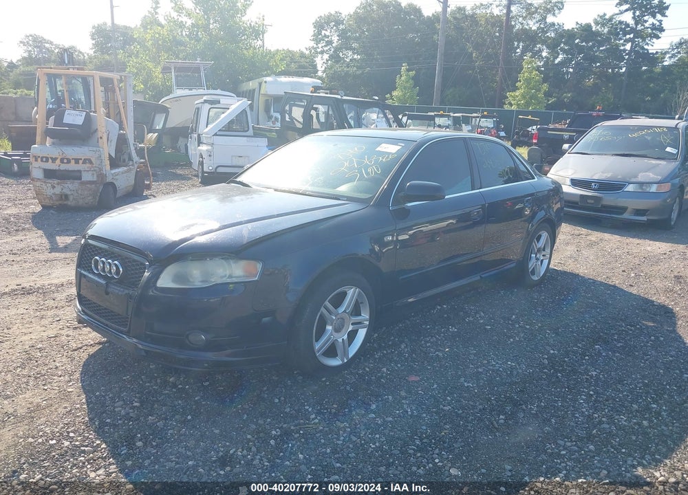 2008 AUDI A4 2.0T VIN: WAUAF78E58A031548
