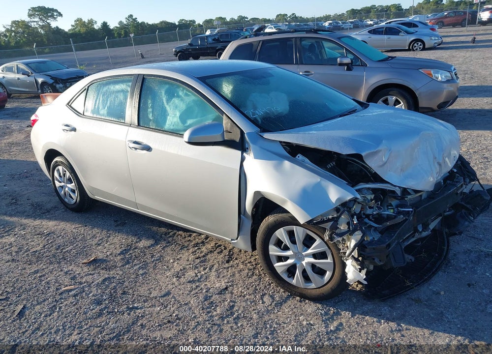 2015 TOYOTA COROLLA L VIN: 2T1BURHE3FC281470