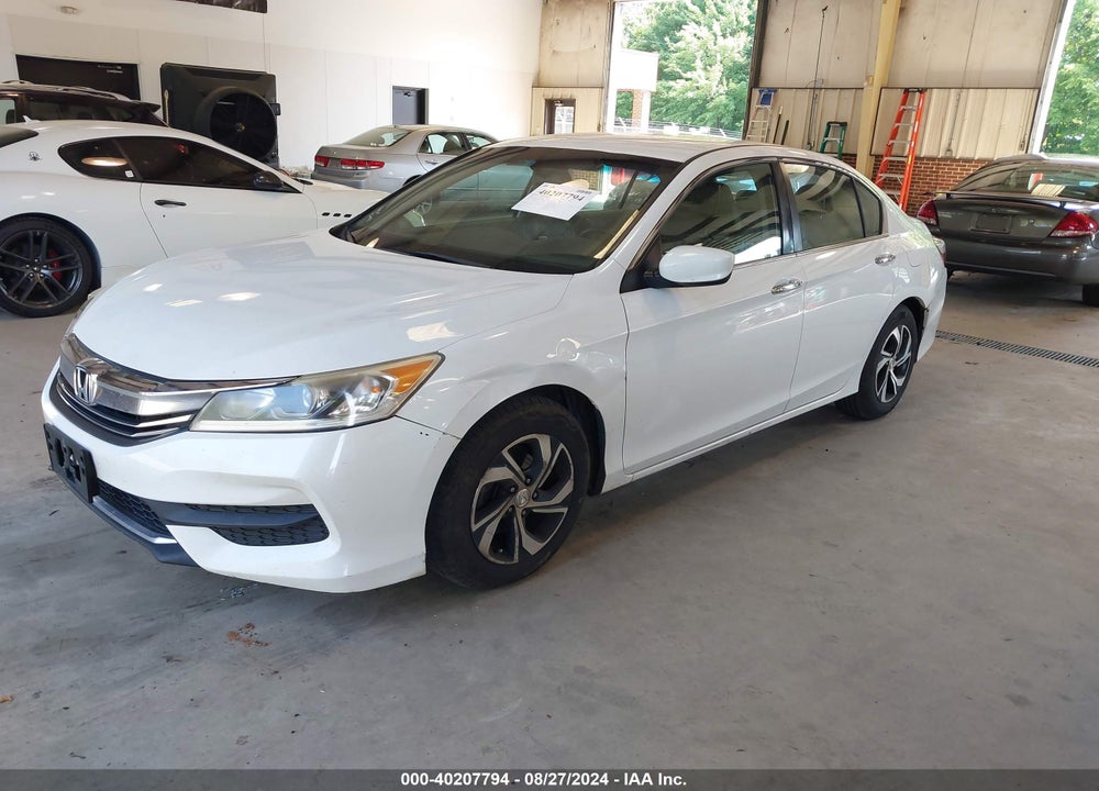 2016 HONDA ACCORD LX VIN: 1HGCR2F31GA139284