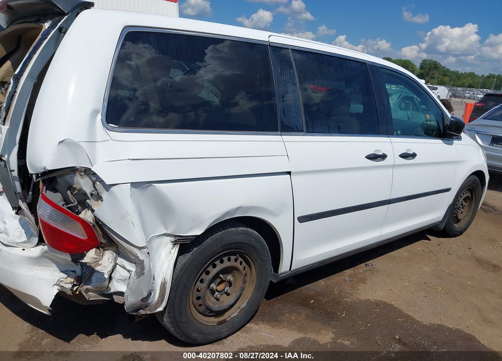 2007 HONDA ODYSSEY LX VIN: 5FNRL382X7B044251