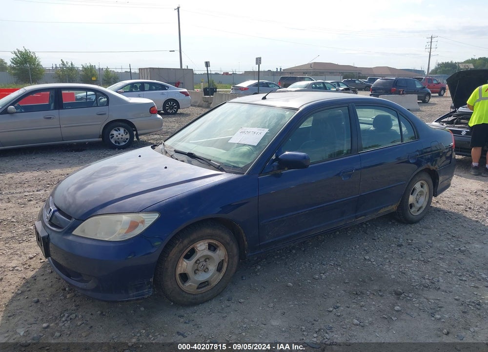 2005 HONDA CIVIC HYBRID VIN: JHMES96635S016235