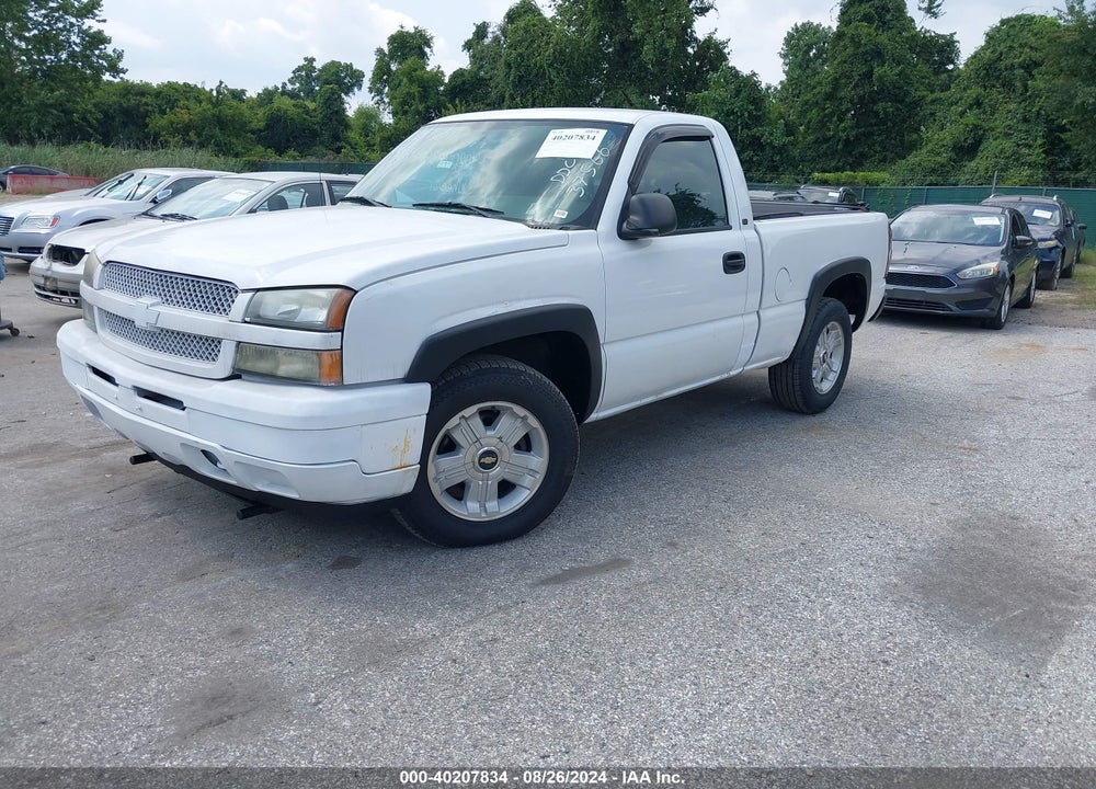 2005 CHEVROLET SILVERADO 1500 WORK TRUCK VIN: 1GCEK14T35Z173525