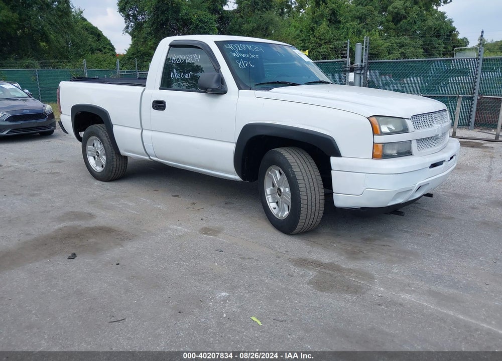 2005 CHEVROLET SILVERADO 1500 WORK TRUCK VIN: 1GCEK14T35Z173525