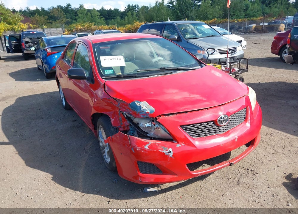 2009 TOYOTA COROLLA VIN: 2T1BU40E89C101399