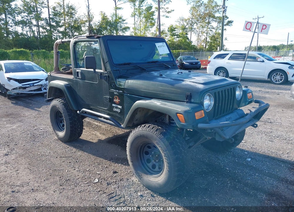 1997 JEEP WRANGLER SAHARA VIN: 1J4FY49S6VP542873