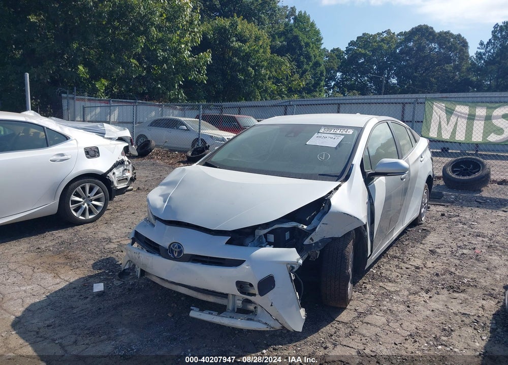 2021 TOYOTA PRIUS L ECO VIN: JTDKAMFU6M3152733