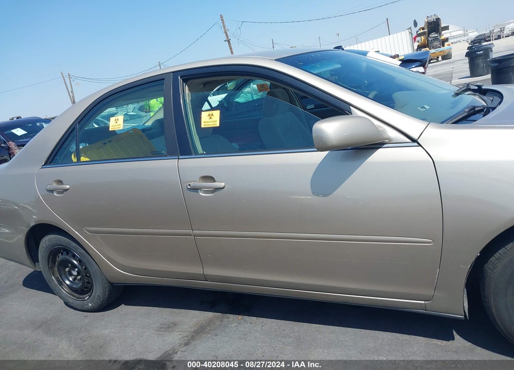 2004 TOYOTA CAMRY LE VIN: 4T1BE32K04U374080