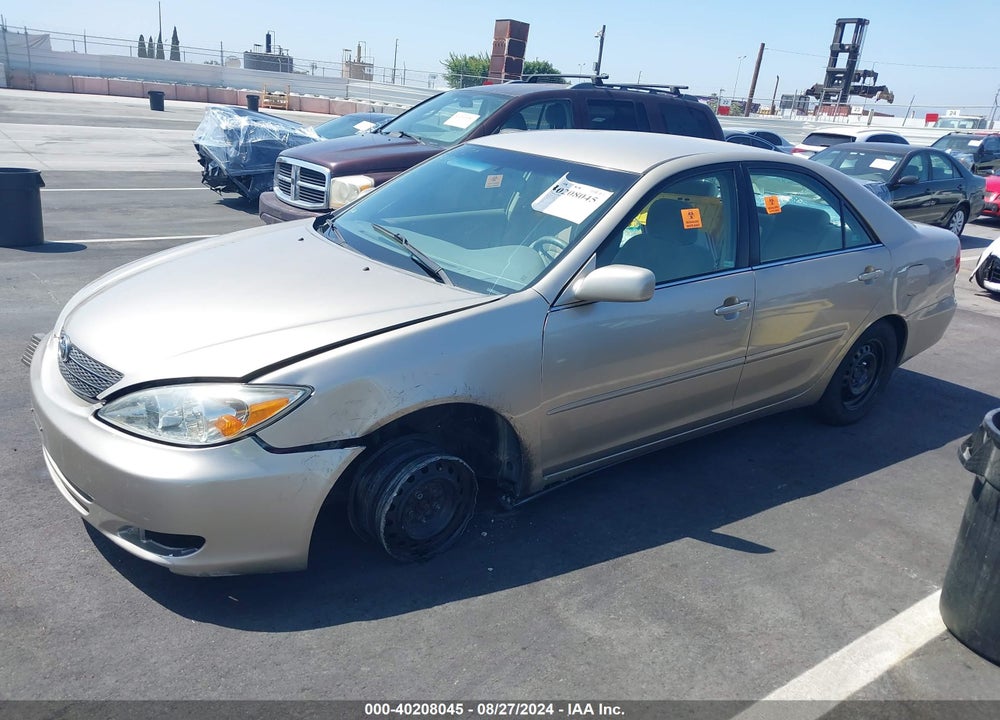2004 TOYOTA CAMRY LE VIN: 4T1BE32K04U374080
