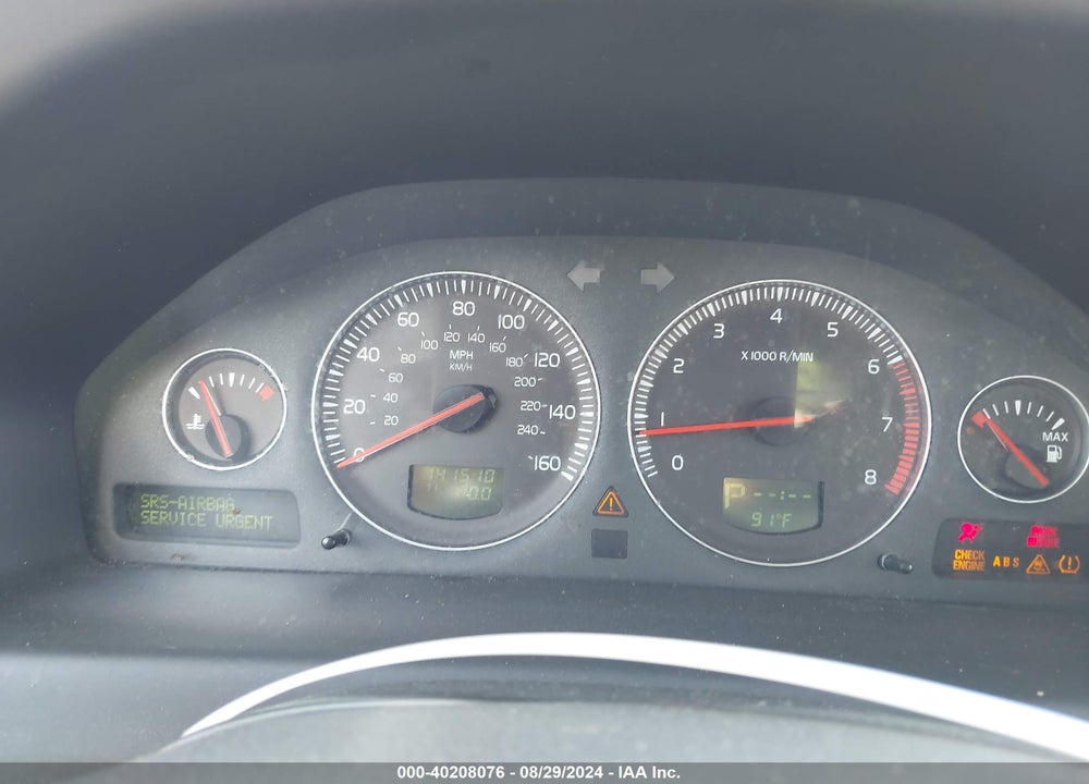 2007 VOLVO S60 2.5T VIN: YV1RH592272622626