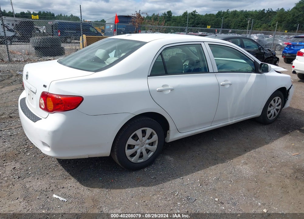 2009 TOYOTA COROLLA LE VIN: 2T1BU40E39C088643
