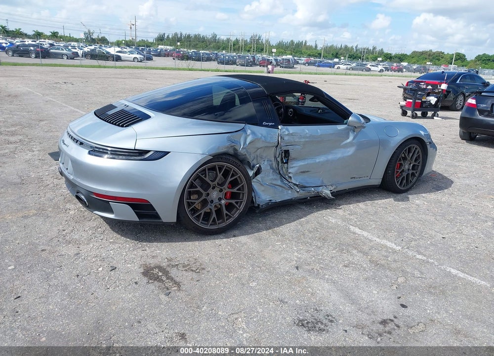 2021 PORSCHE 911 TARGA 4S/TARGA 4S HERITAGE DESIGN EDITION VIN: WP0BB2A90MS235875