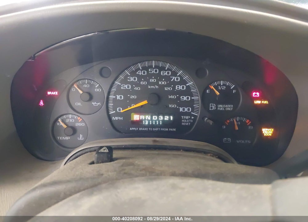 2001 CHEVROLET ASTRO LS VIN: 1GNEL19W11B103757