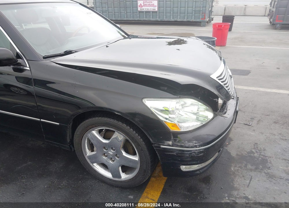 2005 LEXUS LS 430 VIN: JTHBN36F555027744