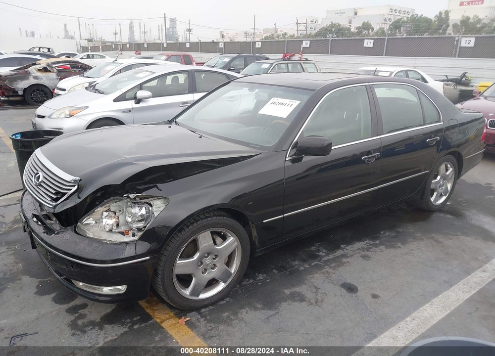2005 LEXUS LS 430 VIN: JTHBN36F555027744
