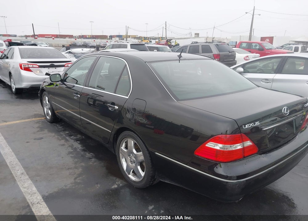 2005 LEXUS LS 430 VIN: JTHBN36F555027744