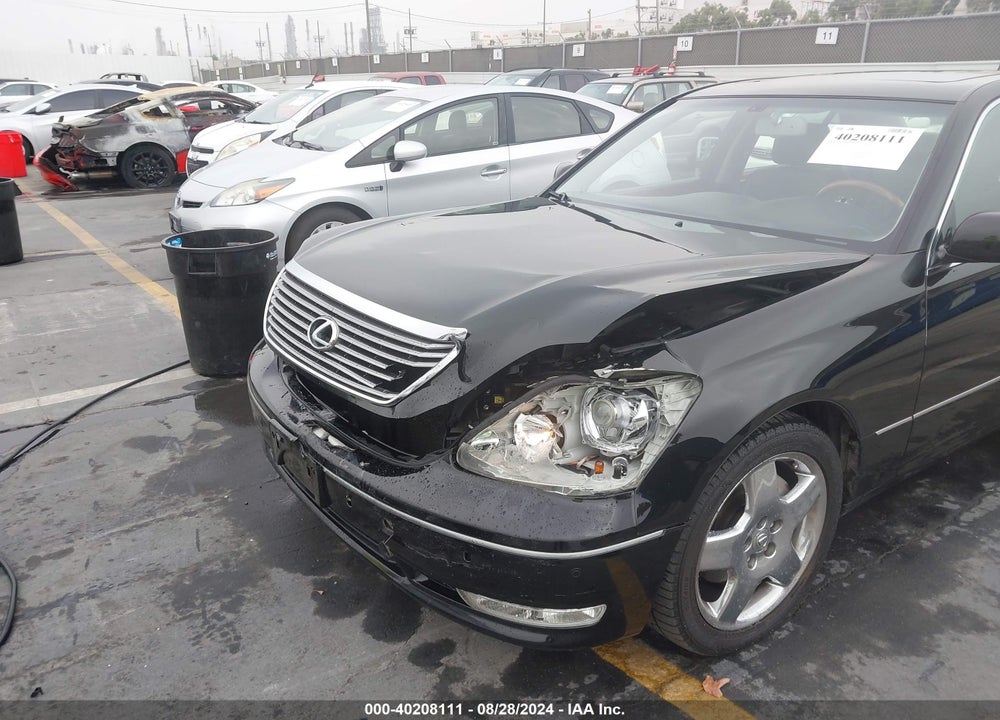 2005 LEXUS LS 430 VIN: JTHBN36F555027744