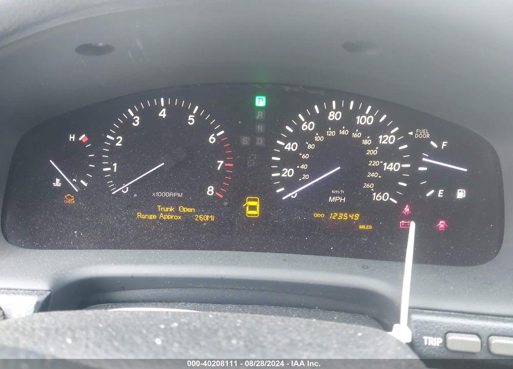 2005 LEXUS LS 430 VIN: JTHBN36F555027744