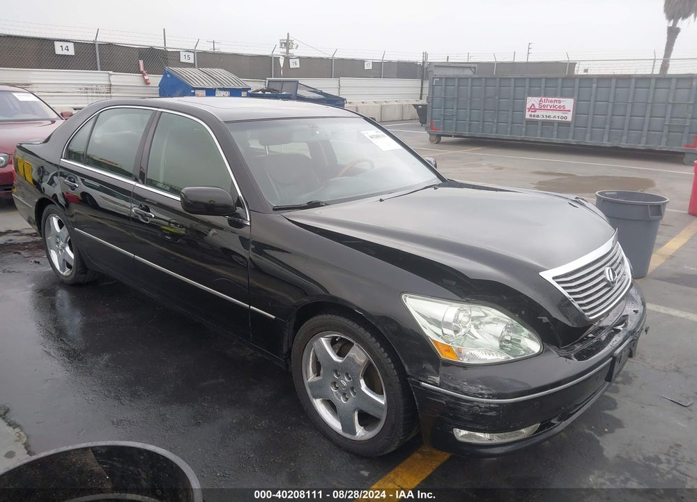 2005 LEXUS LS 430 VIN: JTHBN36F555027744