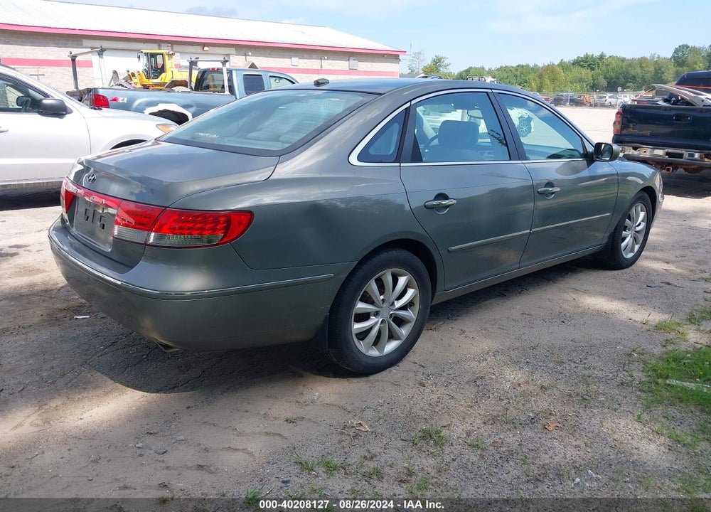 2007 HYUNDAI AZERA LIMITED/SE VIN: KMHFC46F27A224620