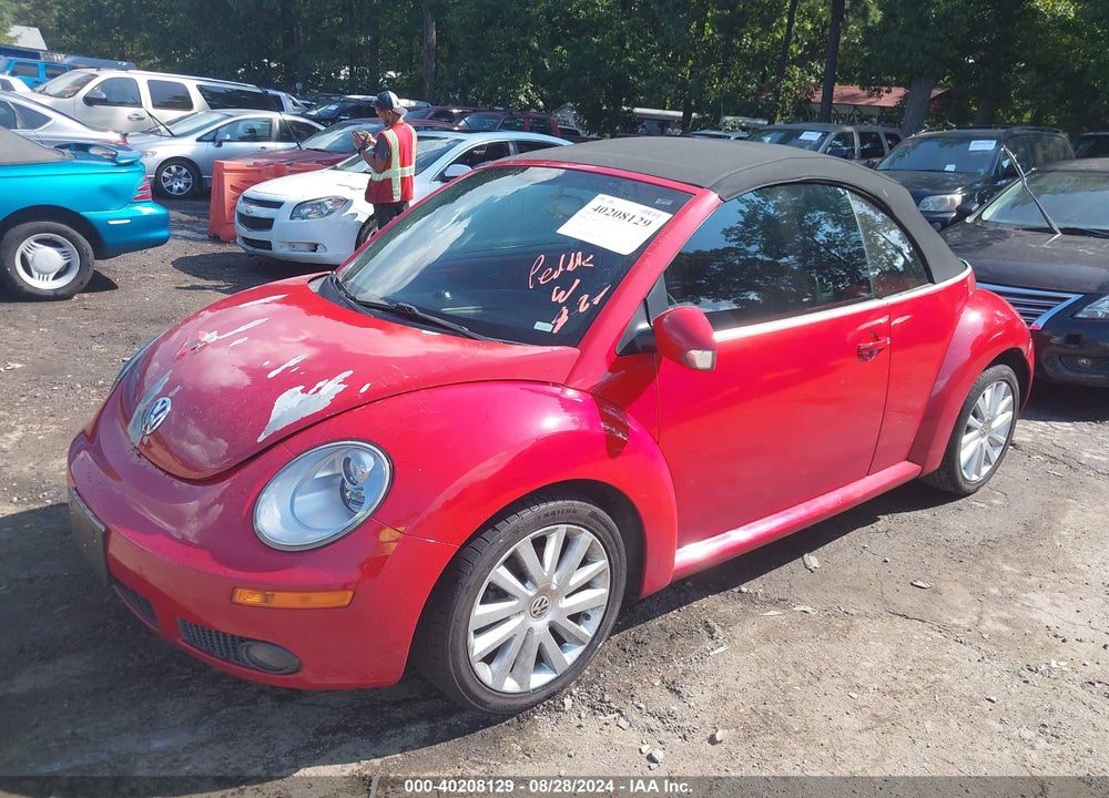 2008 VOLKSWAGEN NEW BEETLE SE VIN: 3VWRF31Y78M420274