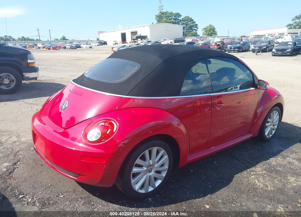 2008 VOLKSWAGEN NEW BEETLE SE VIN: 3VWRF31Y78M420274