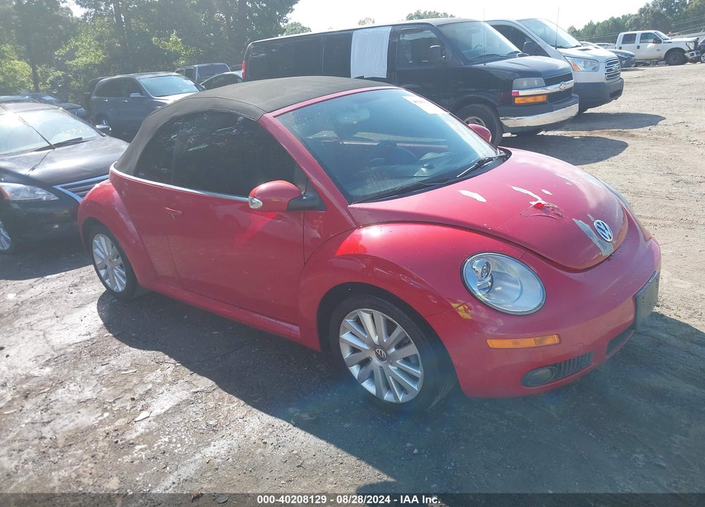 2008 VOLKSWAGEN NEW BEETLE SE VIN: 3VWRF31Y78M420274