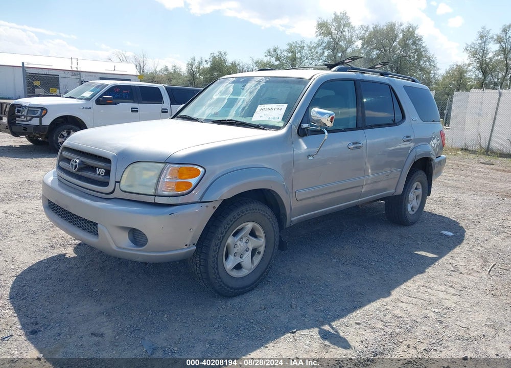 2002 TOYOTA SEQUOIA SR5 V8 VIN: 5TDBT44A72S073571