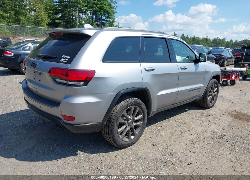 2016 JEEP GRAND CHEROKEE LIMITED 75TH ANNIVERSARY VIN: 1C4RJFBG2GC334671
