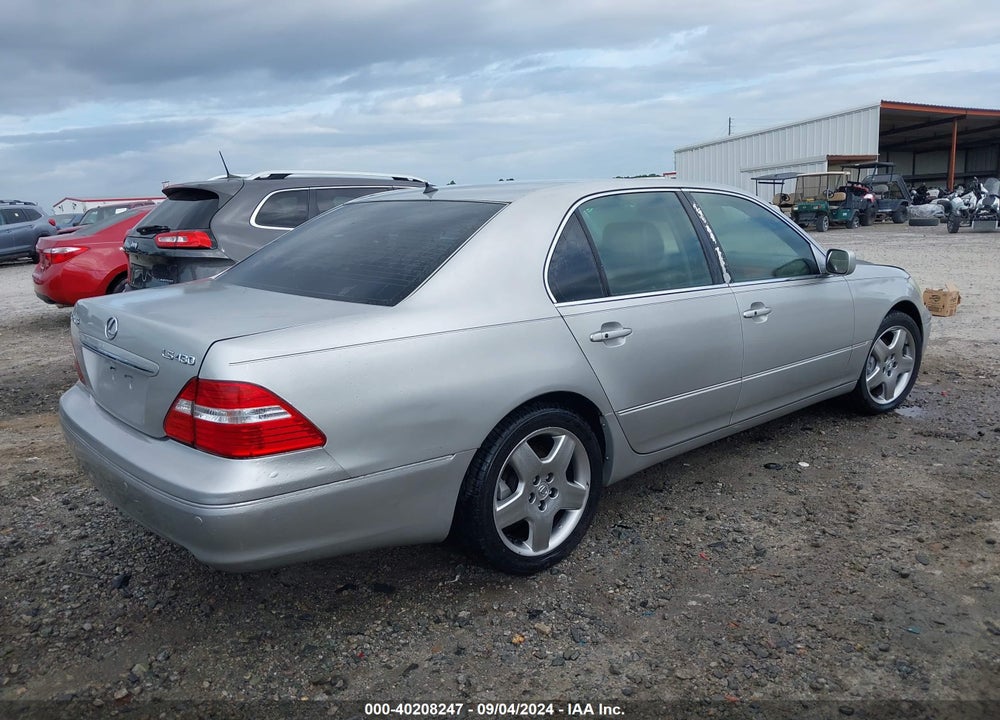 2005 LEXUS LS 430 VIN: JTHBN36F155012688