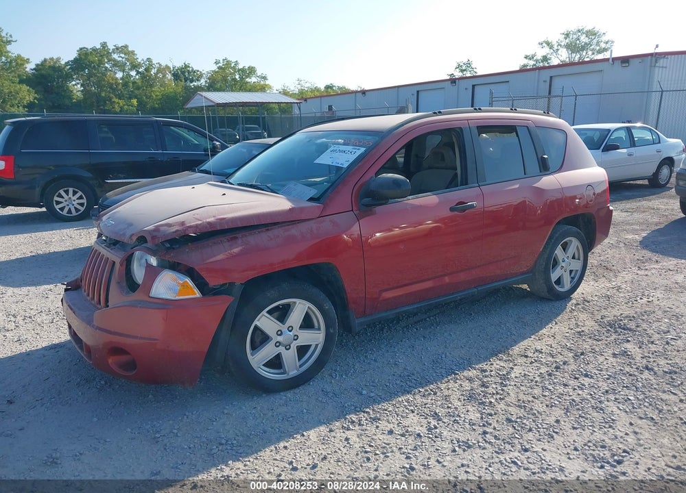 2007 JEEP COMPASS SPORT VIN: 1J8FF47W37D140596