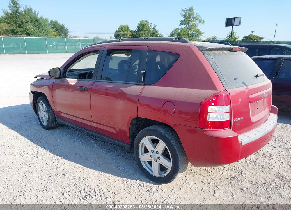 2007 JEEP COMPASS SPORT VIN: 1J8FF47W37D140596