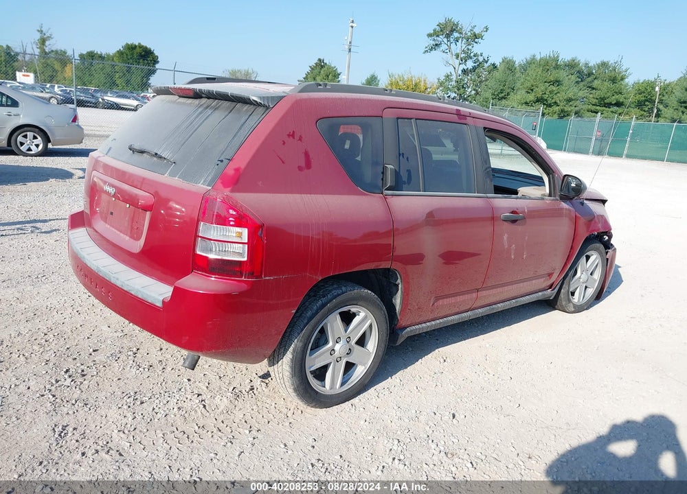 2007 JEEP COMPASS SPORT VIN: 1J8FF47W37D140596
