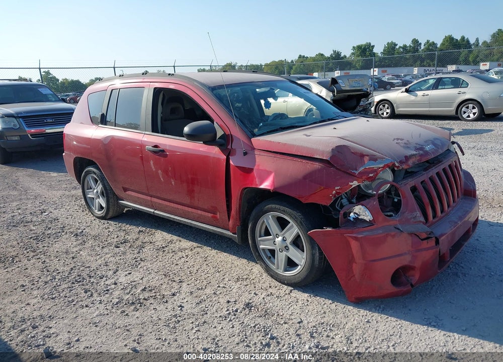 2007 JEEP COMPASS SPORT VIN: 1J8FF47W37D140596