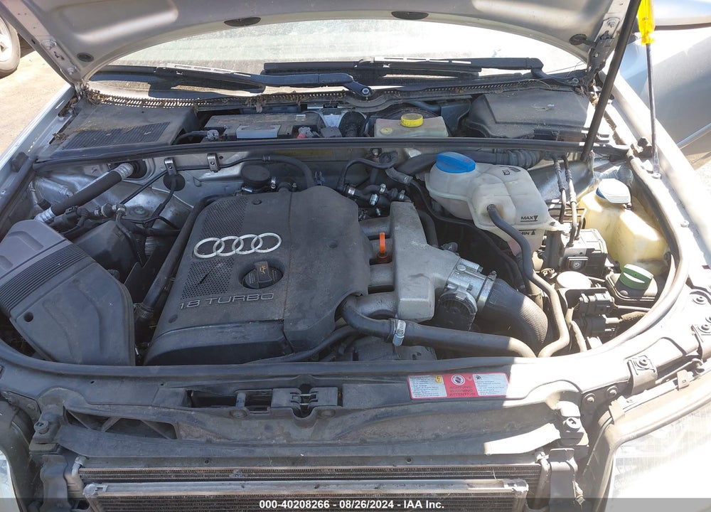 2004 AUDI A4 1.8T VIN: WAULC68E24A183275