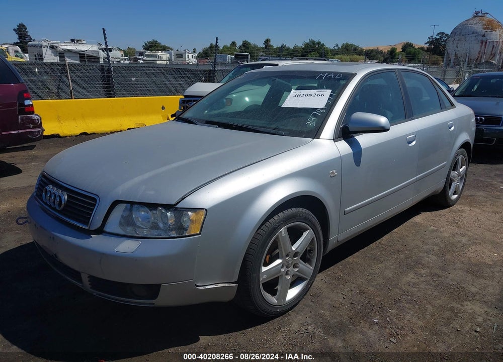 2004 AUDI A4 1.8T VIN: WAULC68E24A183275